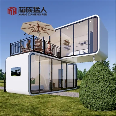 Apple capsule container house